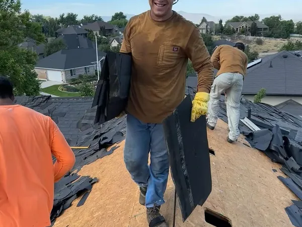 Stone Ranch Construction roofing crew at work — serving Orange
